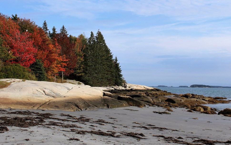 Birch Point State Park, Maine, USA